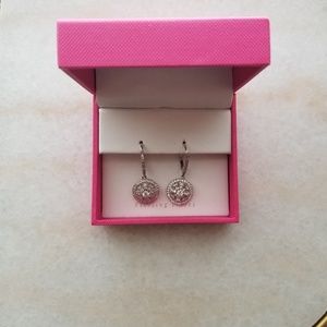 Contessa Di Capri Sterling Silver Drop Earrings